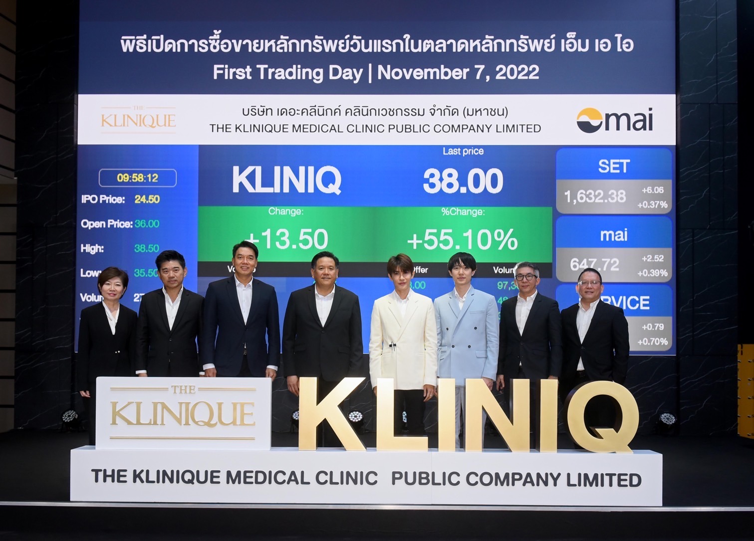 KLINIQ หุ้นสวย มงลงไม่ผิดหวัง