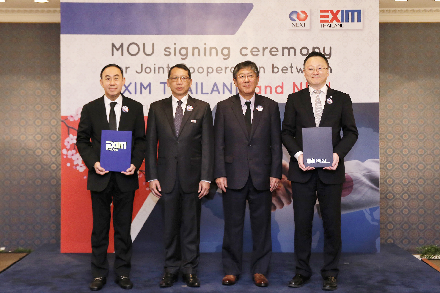 EXIM BANK จับมือNEXI คุ้มครองความเสี่ยงธุรกิจส่งออกไทย-ญี่ปุ่น