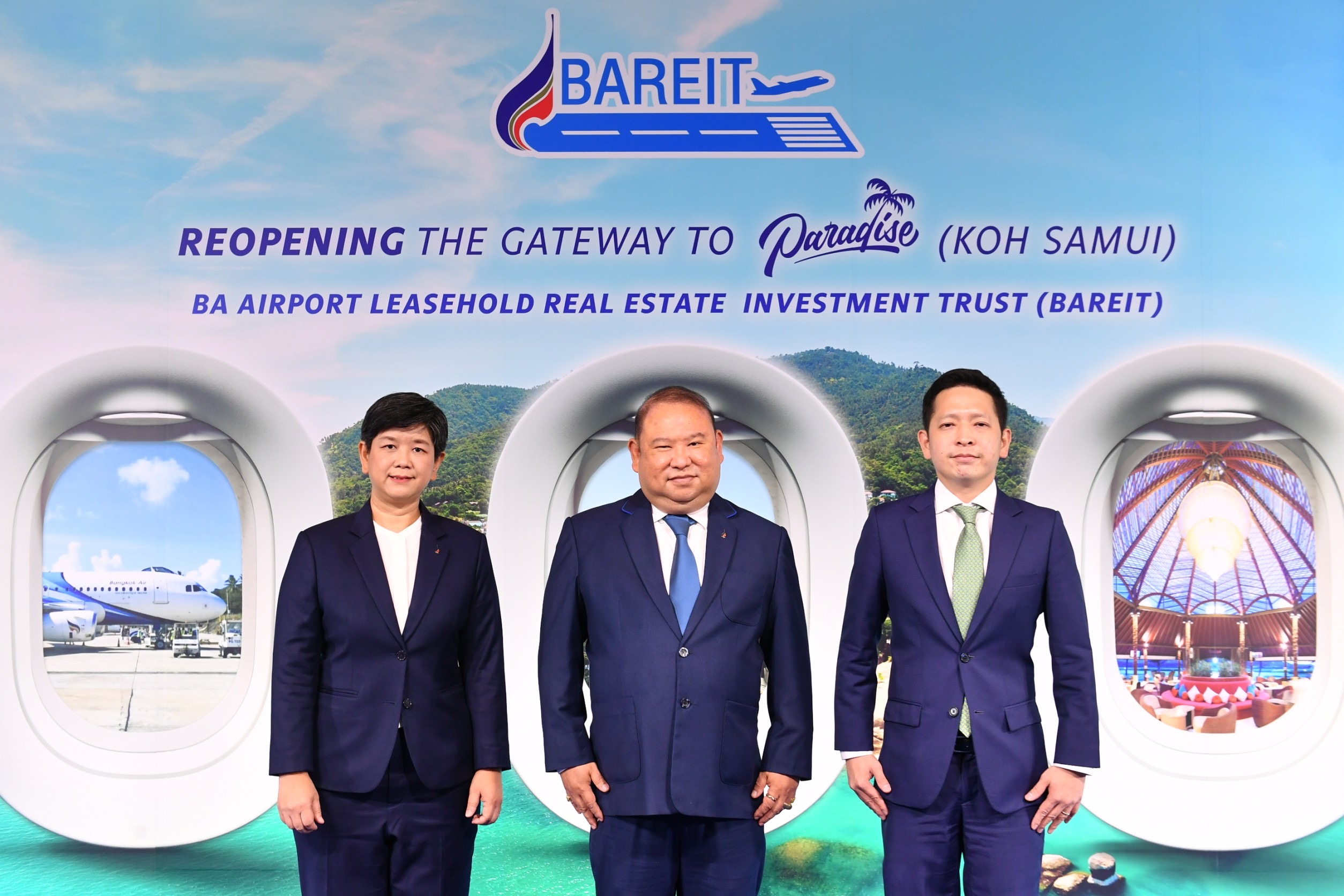 กองทรัสต์ BAREIT ชูจุดเด่นทรัพย์สินสนามบินสมุย   เปิดจองซื้อหน่วยทรัสต์ 22-26 สิงหาคม นี้