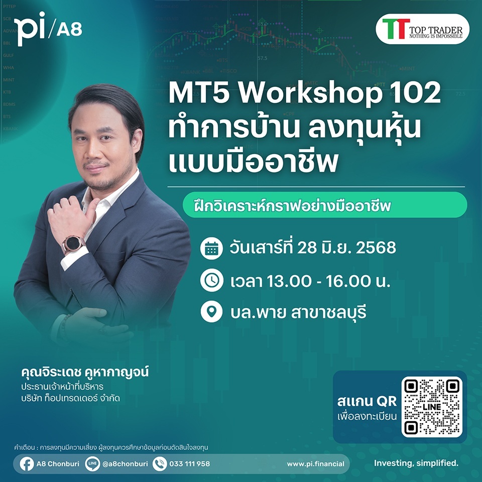 MT5 Workshop 102: ทำการบ้าน ลงทุนหุ้น แบบมืออาชีพ