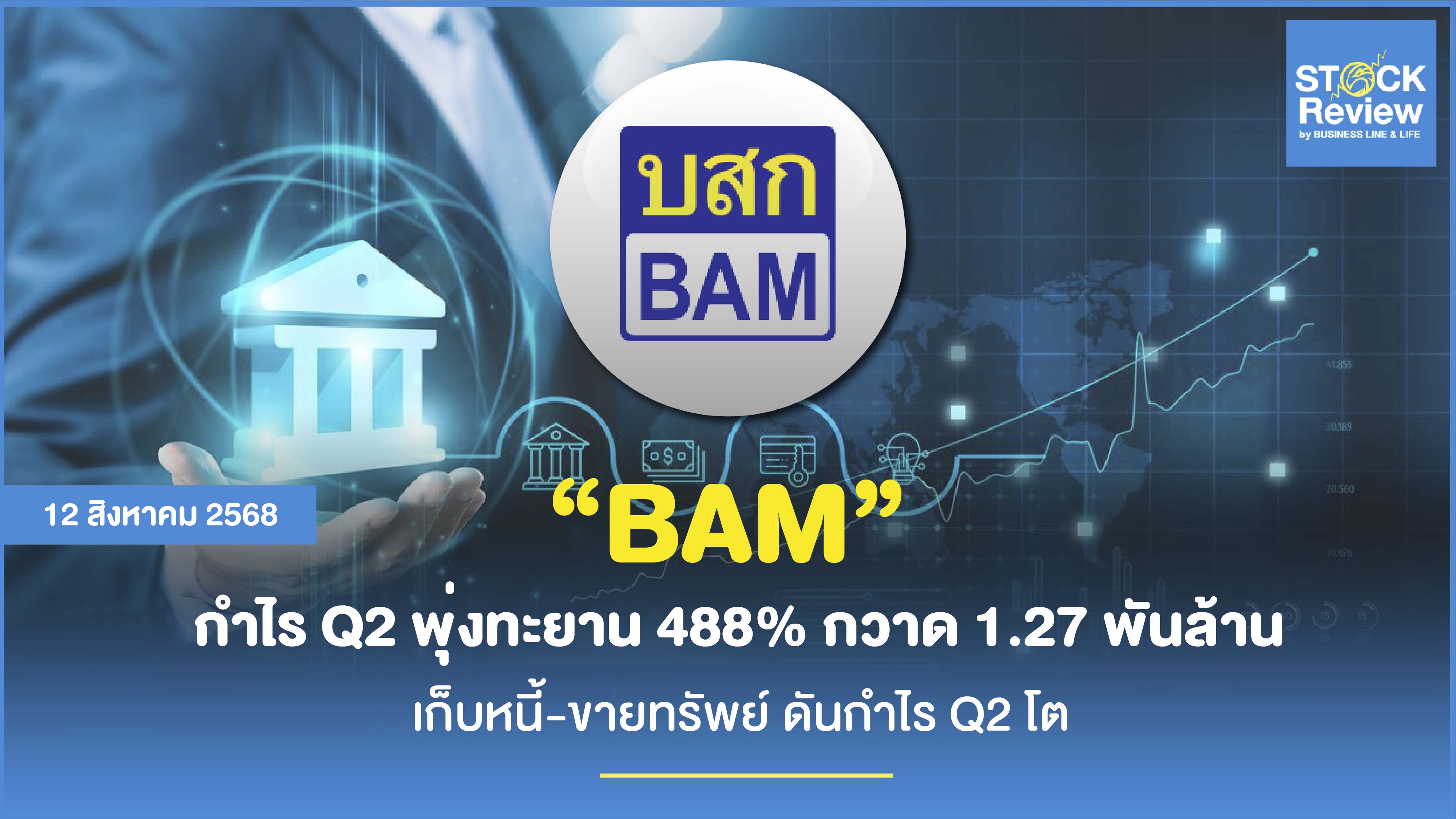 BAM กำไร  Q2 พุ่งทะยาน 488% กวาด 1.27 พันล้าน โบรกฯ ชี้เป้า 8.40 บาท