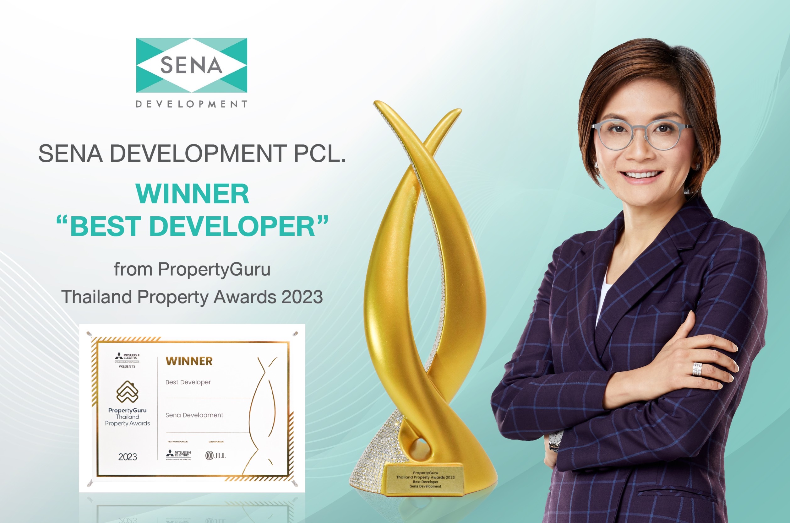 เสนา คว้ารางวัลใหญ่ Best Developer  จากงาน PropertyGuru Thailand Property Award ครั้งที่ 18
