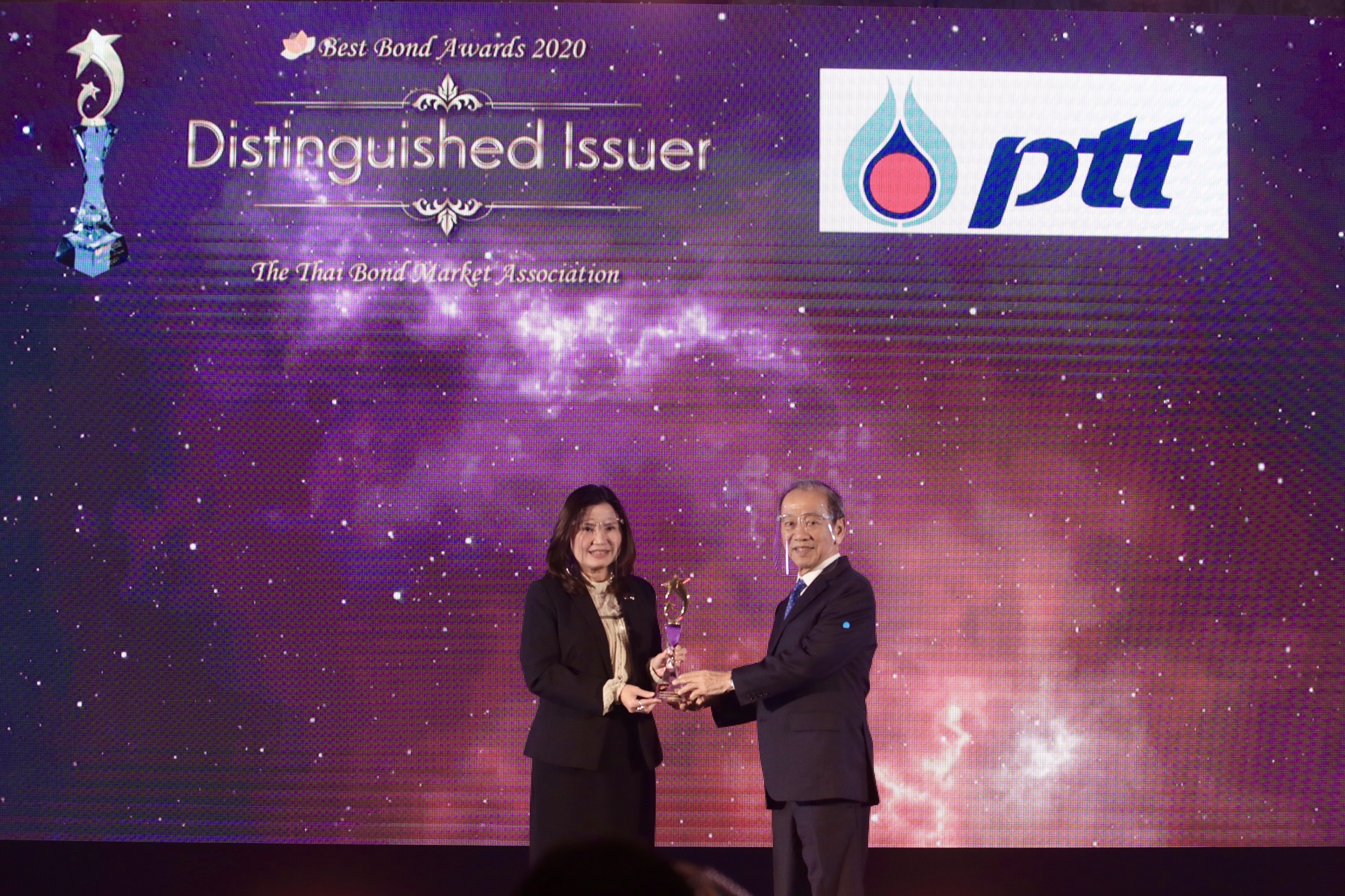 ปตท. รับรางวัล Distinguished Issuer Awardในงาน ThaiBMA Best Bond Awards 2020