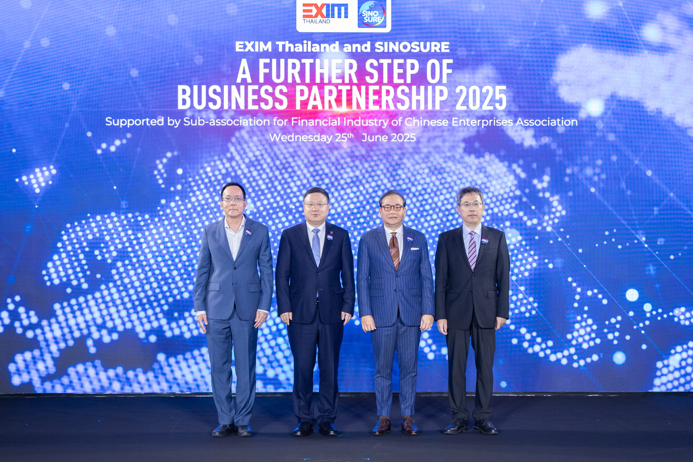 EXIM BANK จับมือ SINOSURE สนับสนุนผู้ประกอบการไทย-จีน