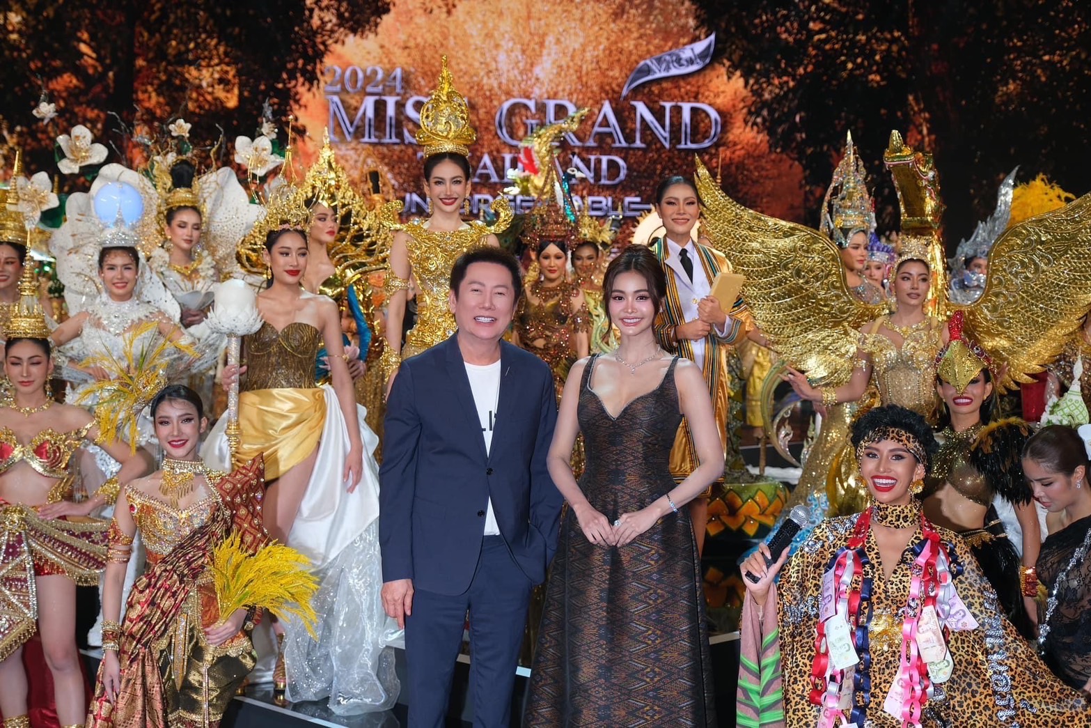 MGI โชว์รอบชุดประจำชาติสุดอลังการ บนเวที Miss Grand Thailand 2024