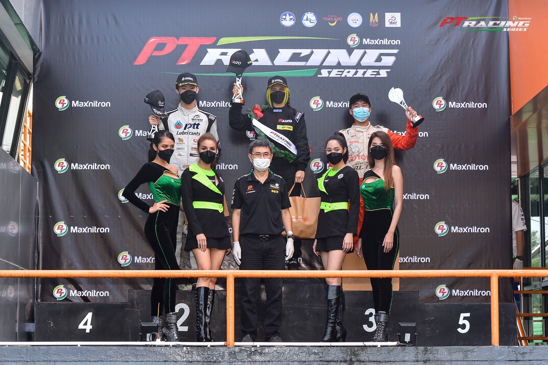 PTG มอบรางวัลผู้ชนะ PT Maxnitron Racing Series 2021