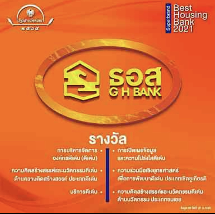 ธอส. คว้า 6 รางวัล รัฐวิสาหกิจดีเด่น ประจำปี 2564