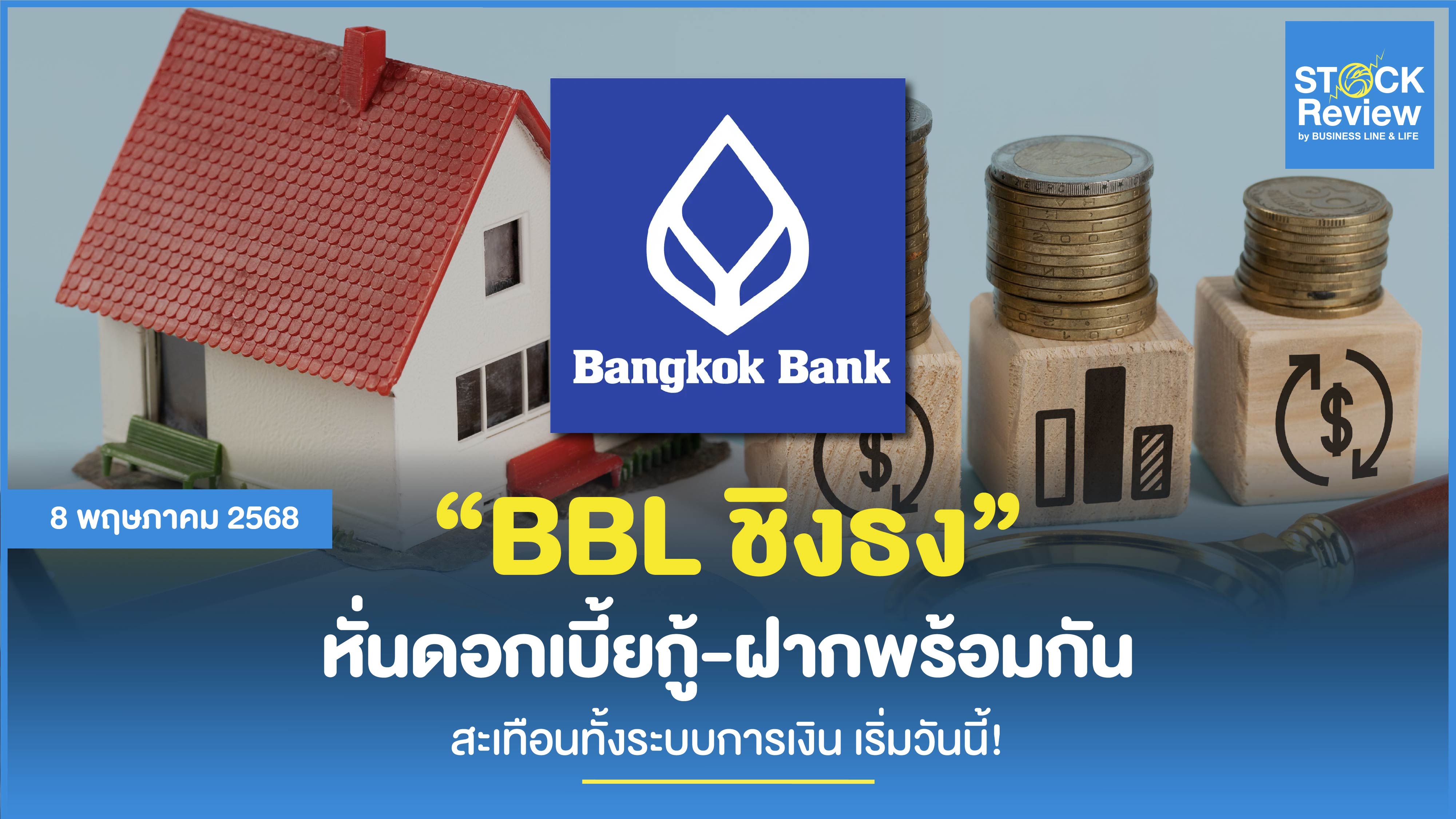 BBL ชิงธง! หั่นดอกเบี้ยกู้-ฝากพร้อมกัน สะเทือนทั้งระบบการเงิน เริ่มวันนี้!