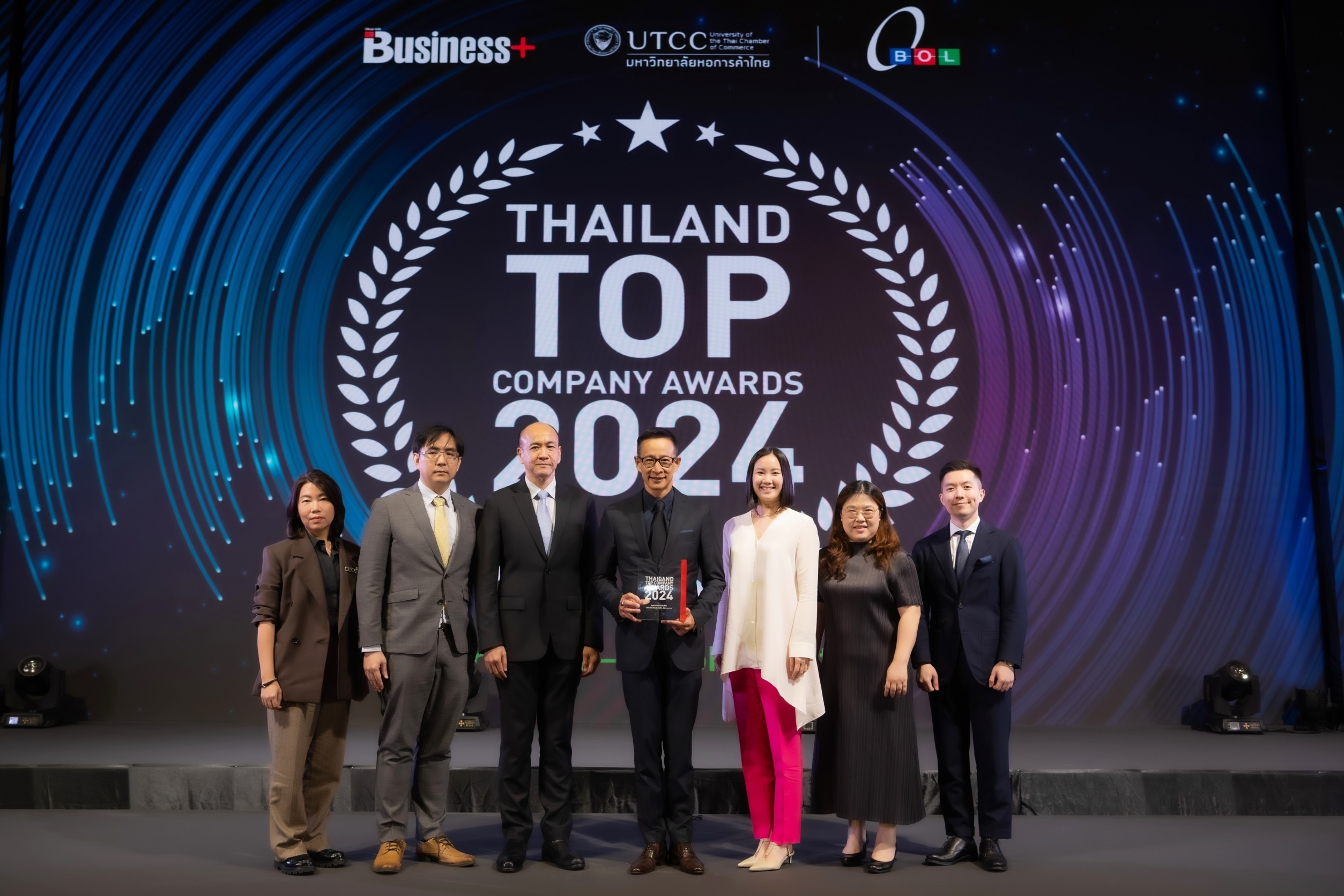 เมืองไทยประกันชีวิต รับรางวัลสุดยอดองค์กรธุรกิจไทย “THAILAND TOP COMPANY AWARDS 2024” ต่อเนื่องปีที่ 6