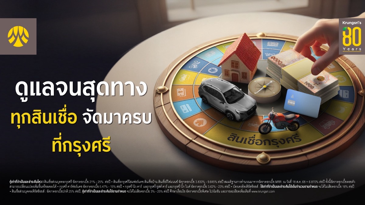 กรุงศรี ครบรอบ 80ปี เดินหน้าหนุนลูกค้ารายย่อยเข้าถึงสินเชื่อครบวงจร