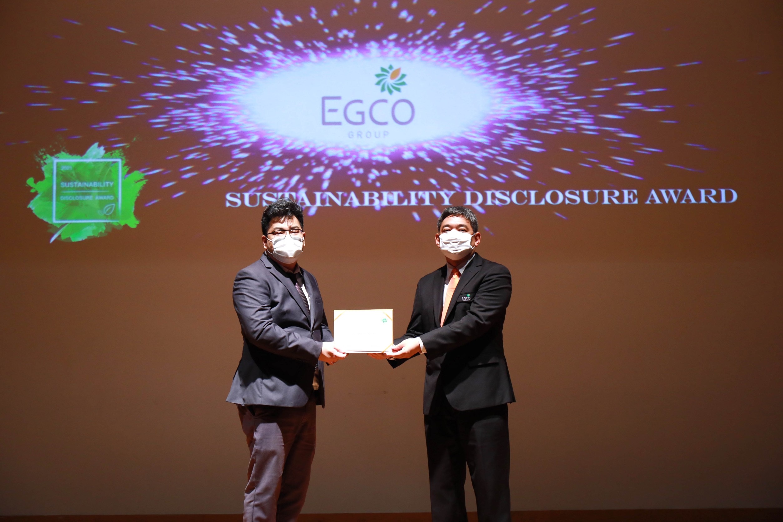 เอ็กโก กรุ๊ป คว้ารางวัลเกียรติคุณ “Sustainability Disclosure Award” ต่อเนื่องปีที่ 3 ตอกย้ำความโปร่งใสในการเปิดเผยข้อมูลความยั่งยืน
