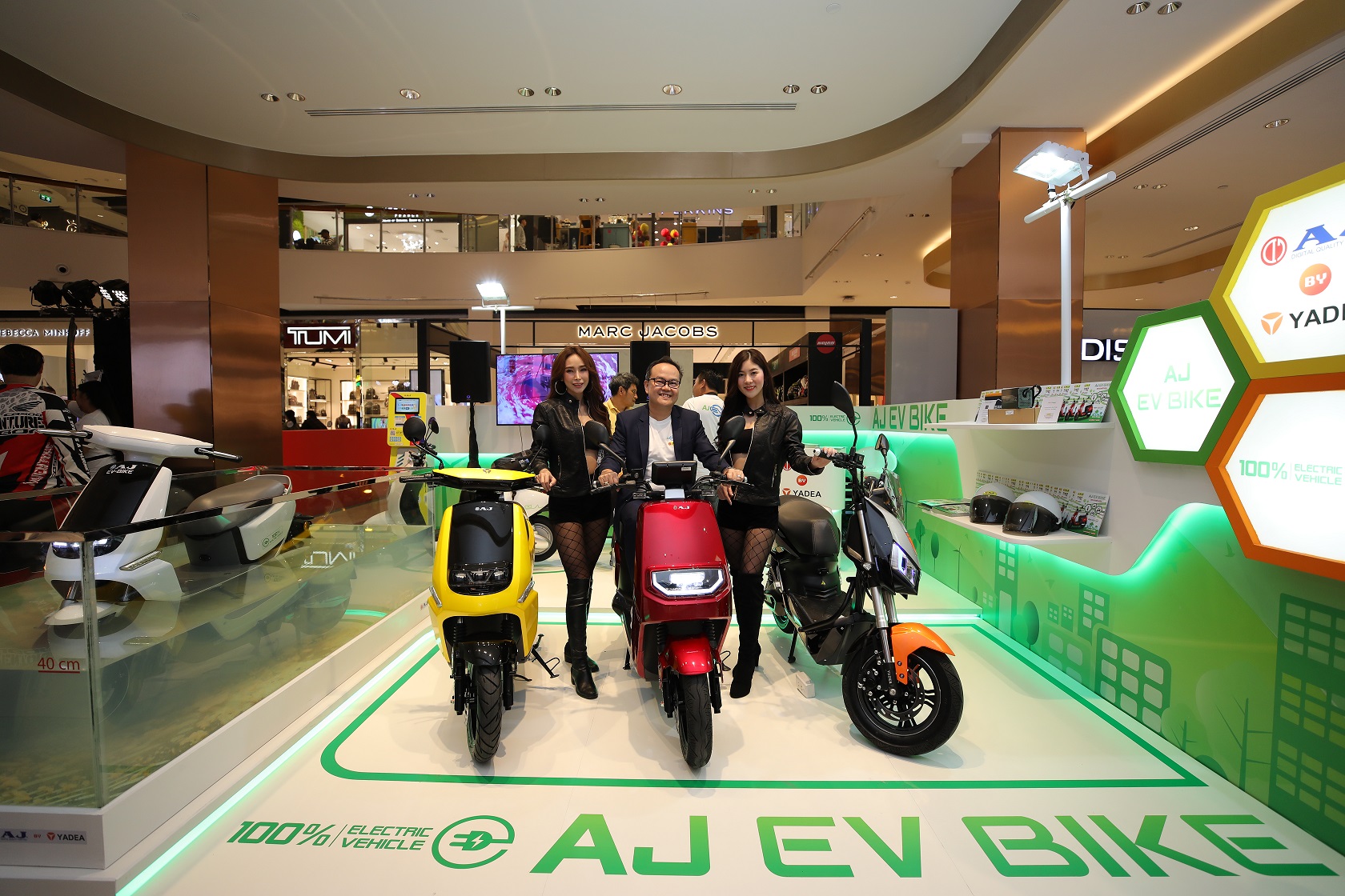 AJA เข้าร่วมจัดบูธโชว์จักรยานยนต์ไฟฟ้าในงาน Bangkok Motorbike Festival 2020