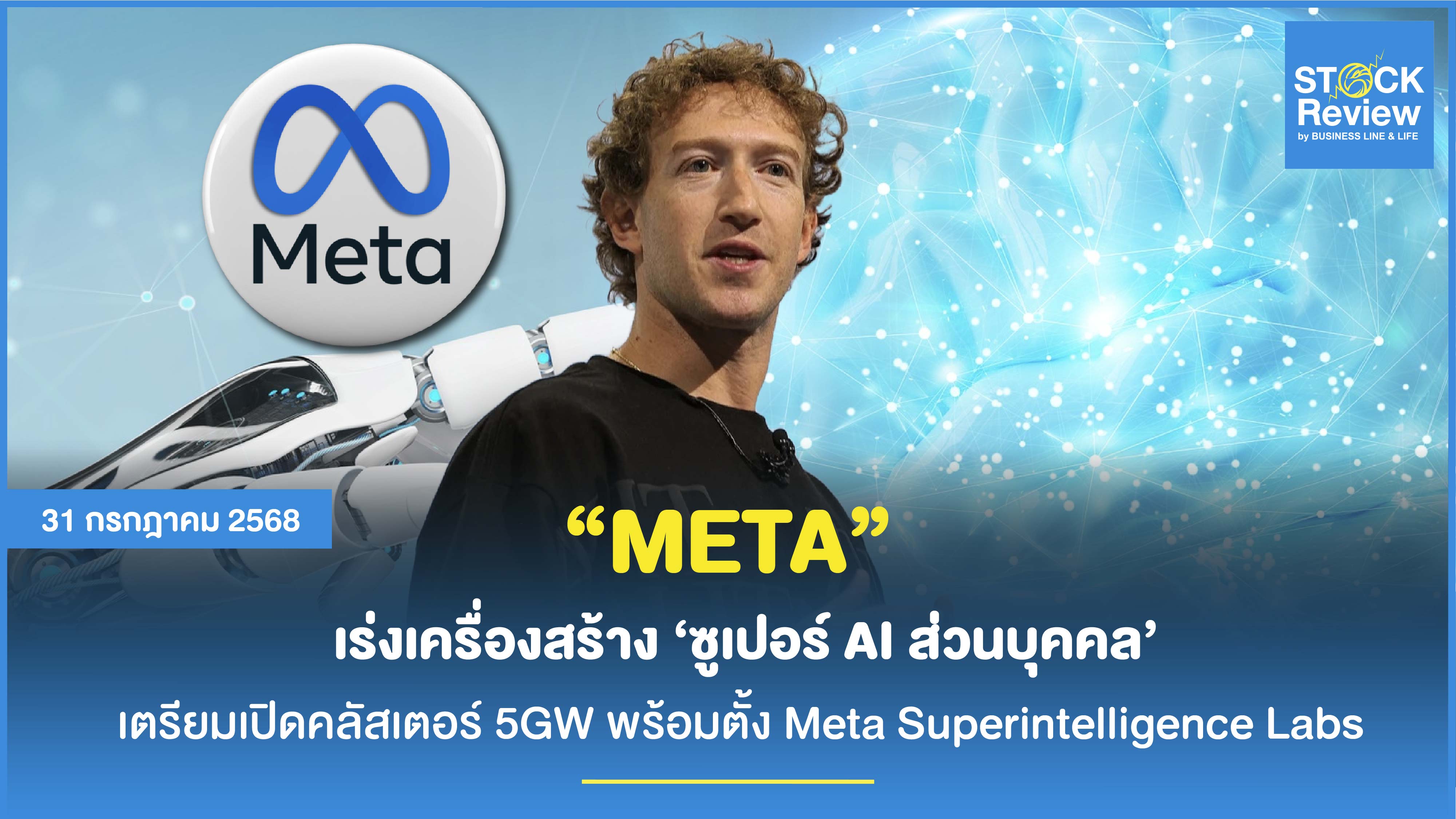 Meta เร่งเครื่องสร้าง ซูเปอร์ AI ส่วนบุคคล