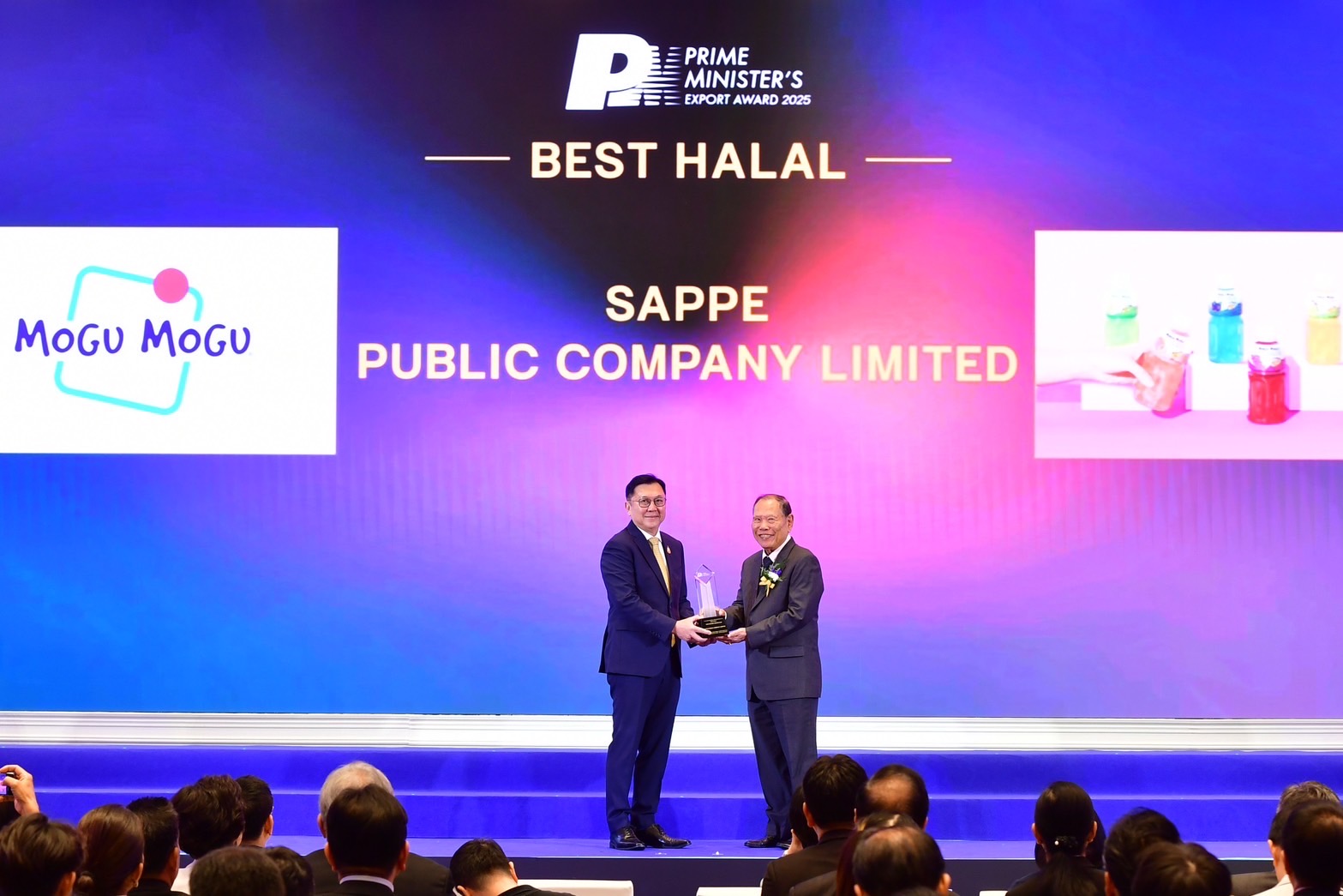 SAPPE คว้ารางวัล Prime Minister’s Export Award 2025 ต่อเนื่อง 3 ปีซ้อน โดยปีนี้ได้รับรางวัลสาขาสินค้าฮาลาลยอดเยี่ยม