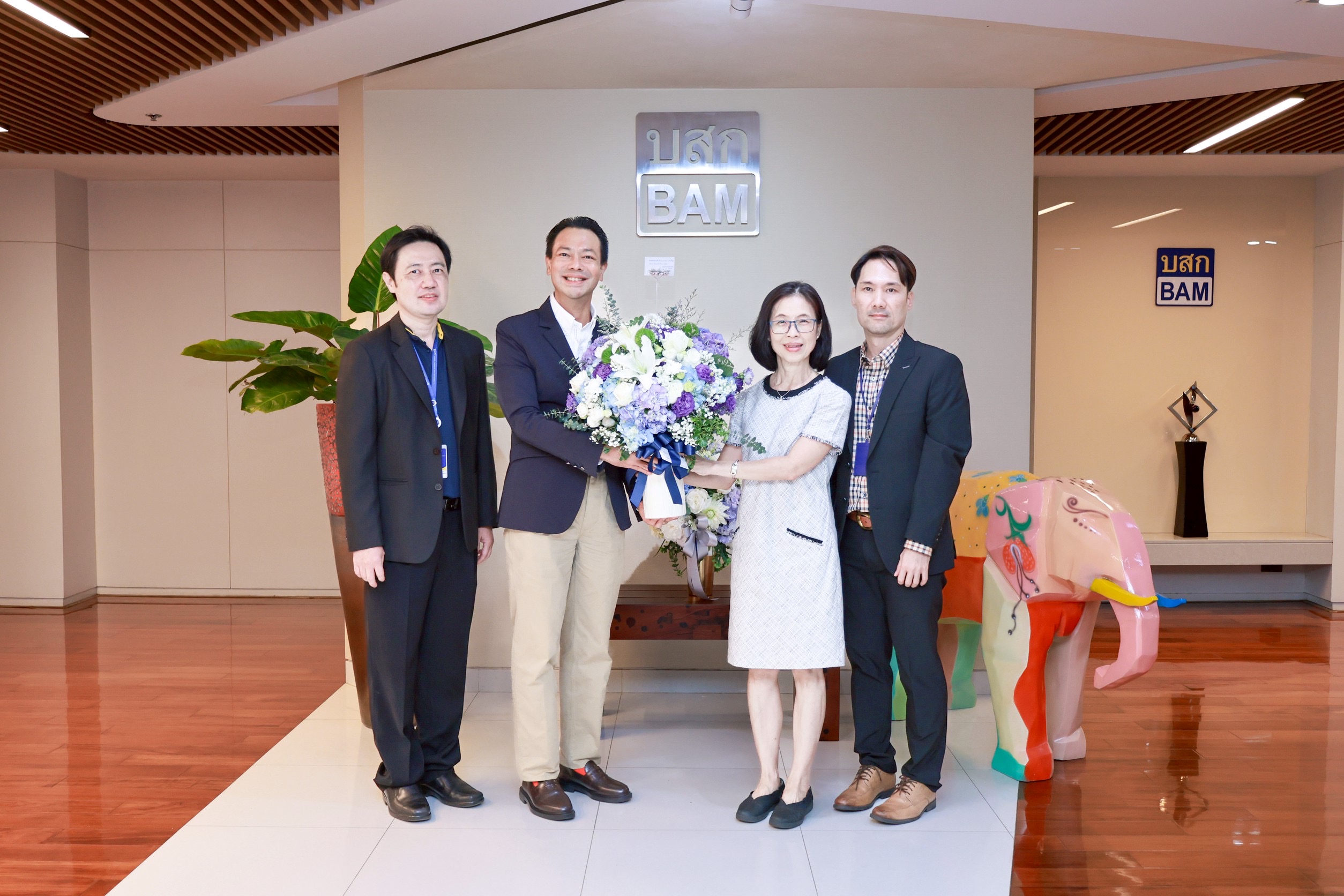 SCB ร่วมแสดงความยินดีกับตำแหน่งประธานเจ้าหน้าที่บริหาร BAM คนใหม่ พร้อมหารือความร่วมมือทางธุรกิจร่วมกัน
